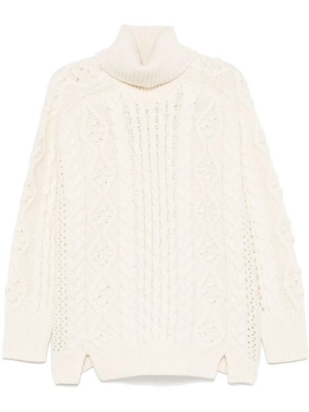  Loulou De Saison Pull Anar - Blanc 