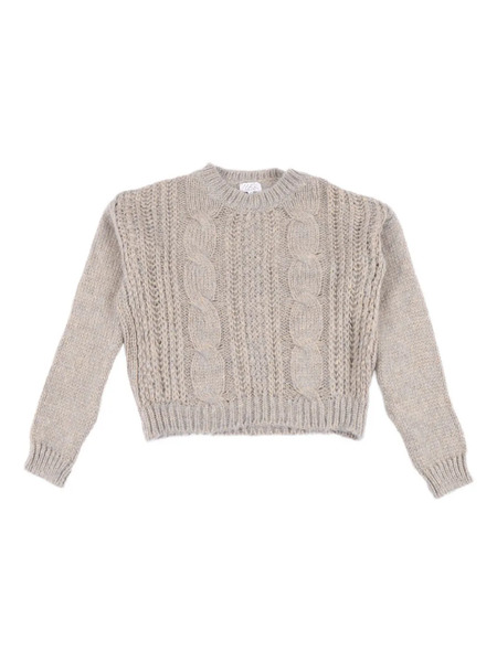  Magil Pull En Maille Torsadée - Tons Neutres 