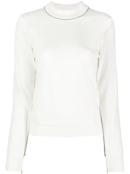  Maison Margiela Pull Work-in-progress En Laine - Blanc 