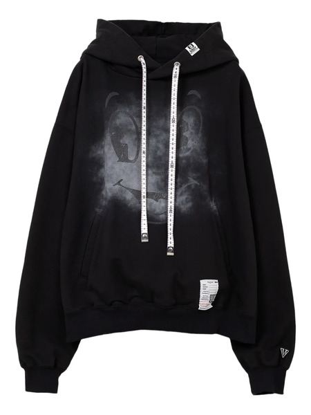  Maison Mihara Yasuhiro Hoodie à Imprimé Happy Face - Noir 
