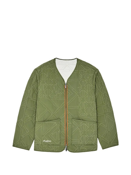  Malbon Golf Veste Matelassée Guarapo à Design Réversible - Vert 