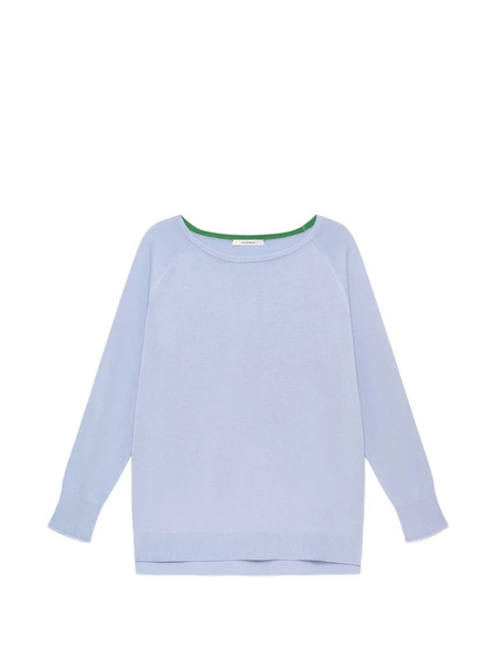 Maliparmi Pull à Bordures Contrastantes - Bleu 