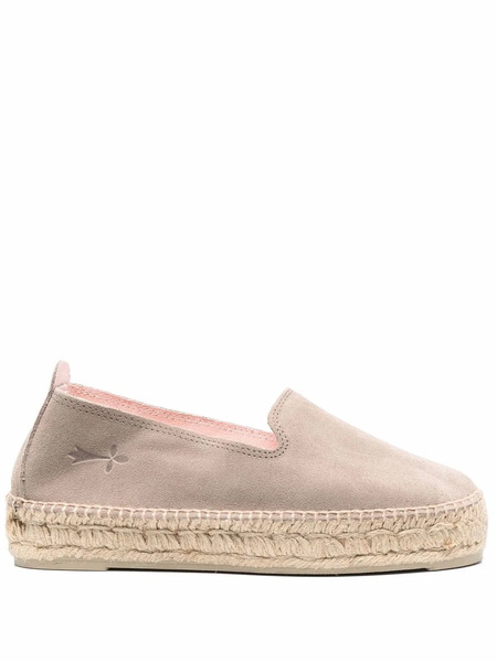  Manebi Espadrilles En Daim - Gris 