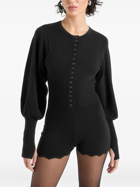  Manière De Voir Combishort Michele à Ourlet Festonné - Noir 