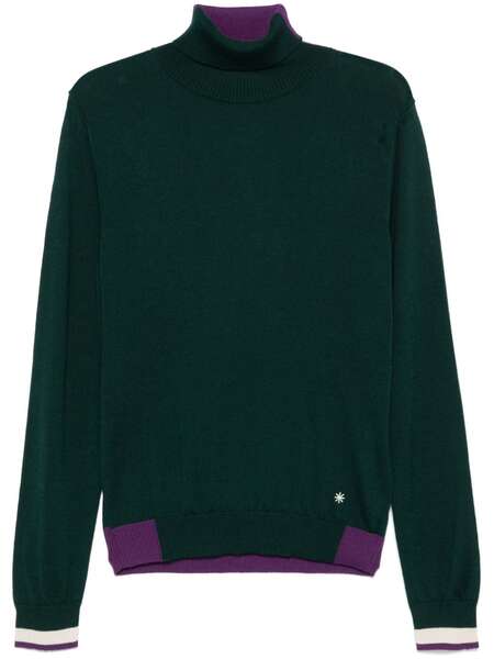  Manuel Ritz Pull En Maille Fine - Vert 