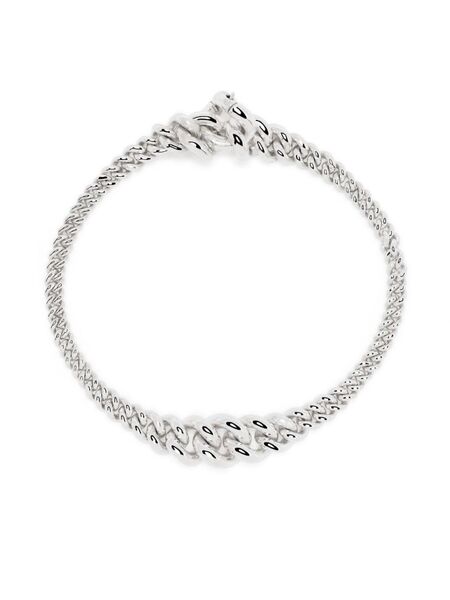  Maor Bracelet Mic En Maille Gourmette - Argent 