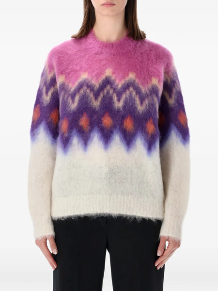  Marant étoile Pull à Losanges - Rose 