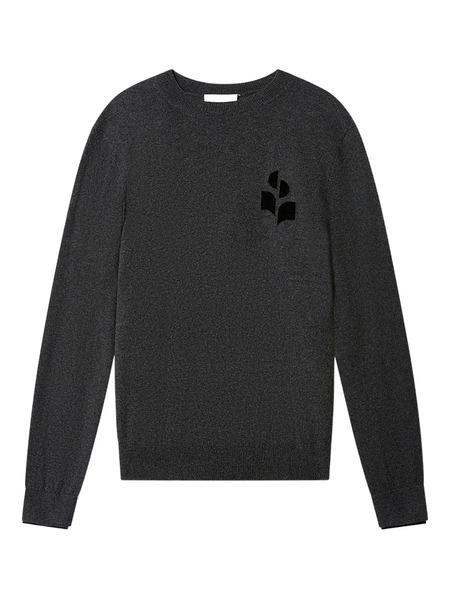  Marant Pull Antea à Logo - Gris 