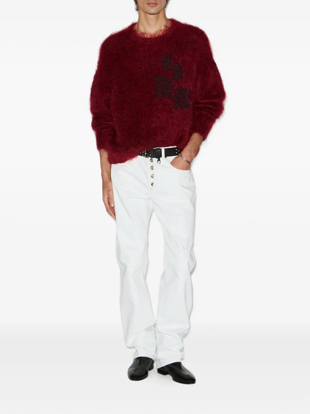  Marant Pull Brodé Mirello - Rouge 