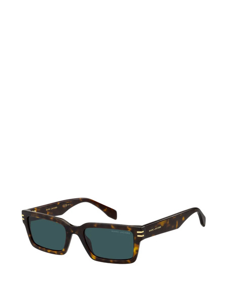  Marc Jacobs Eyewear Tortoiseshell-effect Rectangle-frame Sunglasses - Marron 