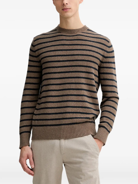  Marc O'polo Pull à Rayures - Marron 