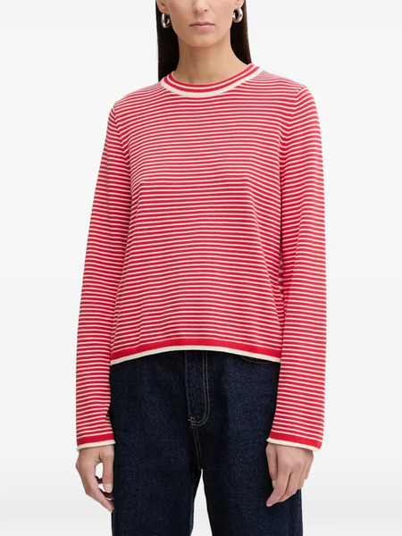  Marc O'polo Pull à Rayures - Rouge 
