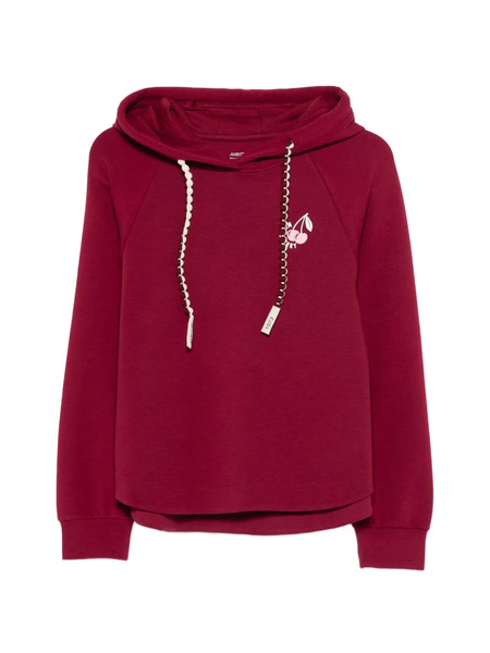  Marccain Hoodie à Logo Imprimé - Rouge 