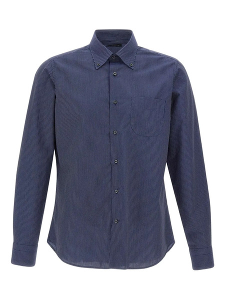  Marchesani Chemise à Rayures - Bleu 