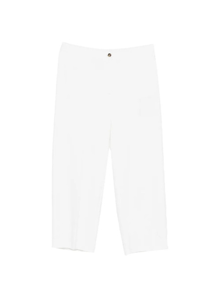  Marina Rinaldi Pantalon à Coupe Droite - Blanc 