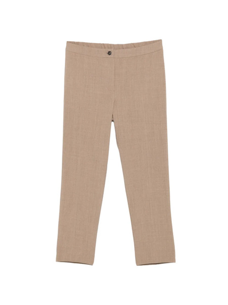  Marina Rinaldi Pantalon évasé à Boutonnière - Tons Neutres 