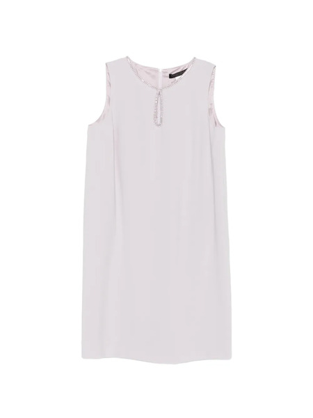  Marina Rinaldi Robe Mi-longue à Ornements - Violet 