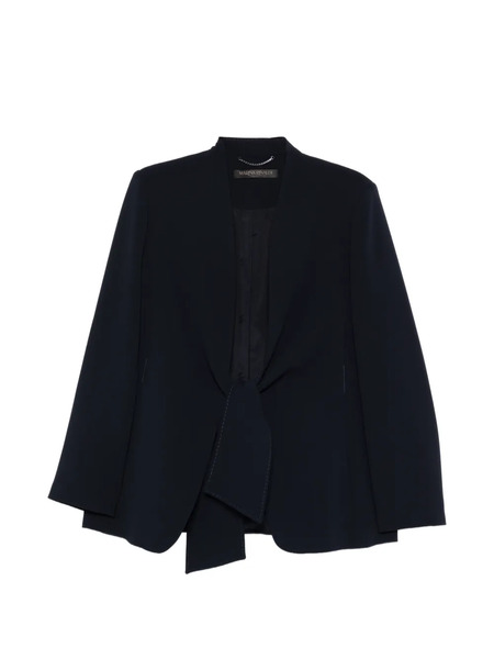  Marina Rinaldi Veste à Détail Noué - Noir 