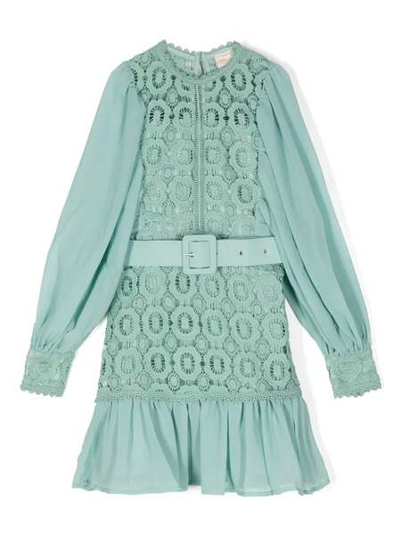  Marlo Robe Adelaide En Dentelle - Vert 