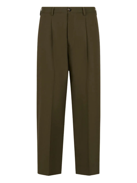  Marni Pantalon à Design Plissé - Vert 