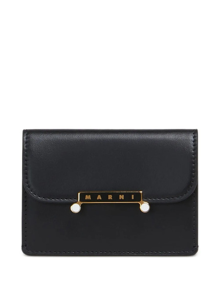  Marni Porte-cartes à Design Enveloppe - Noir 