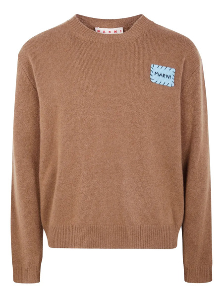  Marni Pull à Patch Logo - Marron 