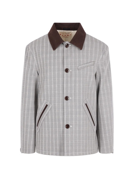  Marni Veste à Carreaux - Gris 