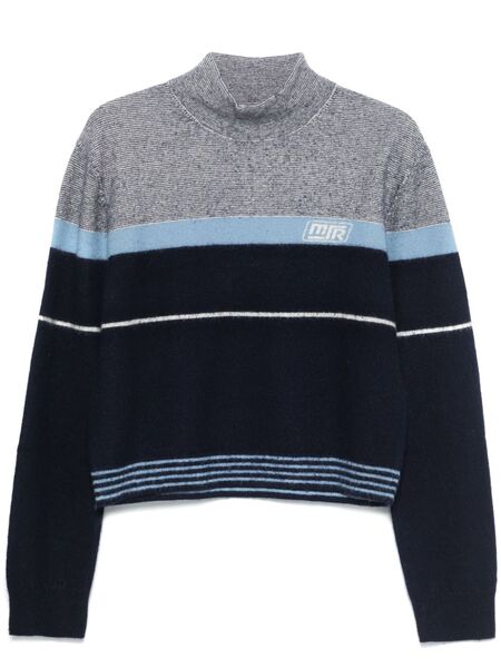  Martine Rose Pull Pilling - Bleu 
