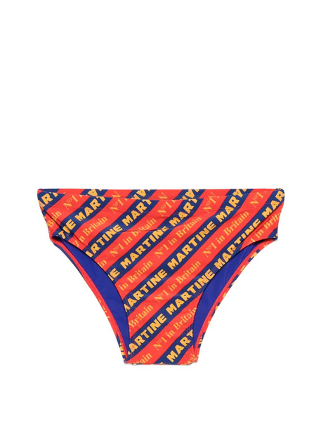  Martine Rose Short De Bain à Logo Imprimé - Rouge 