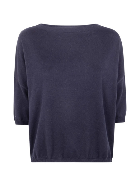  Ma'ry'ya Pull En Maille Fine - Bleu 