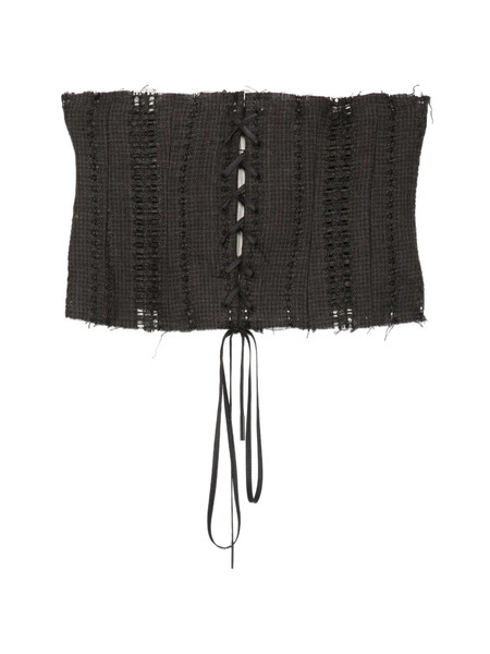  Masnada Haut à Design Structuré - Marron 