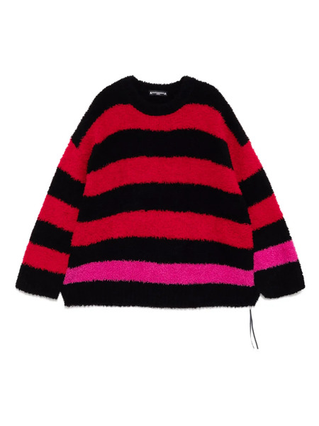  Mastermind World Pull à Rayures - Noir 