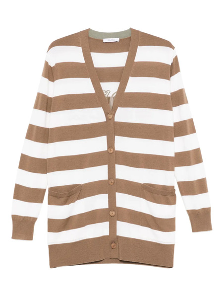  Max Mara Cardigan à Rayures - Marron 