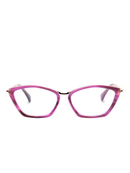  Max Mara Eyewear Lunettes De Vue à Monture Papillon - Violet 