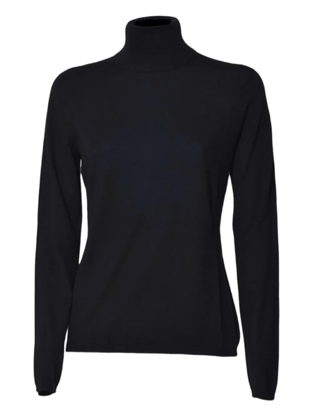  Max Mara Pull à Col Montant - Noir 