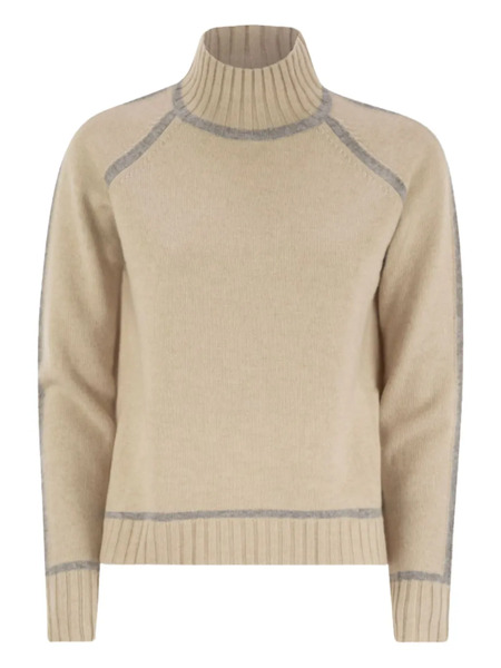  Max Mara Pull à Manches Raglan - Tons Neutres 