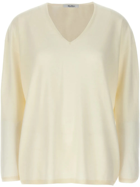  Max Mara Pull Freccia - Blanc 
