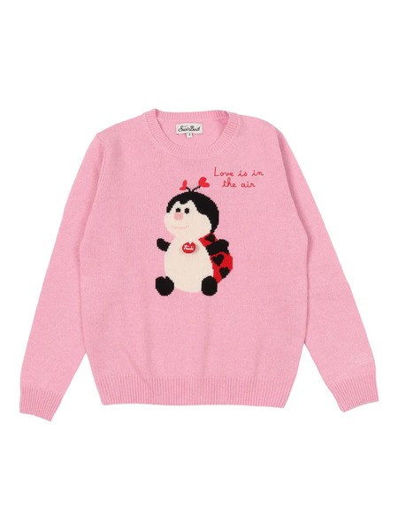  Mc2 Saint Barth Kids Pull Coccinelle - Rose 