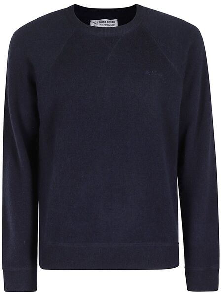  Mc2 Saint Barth Pull En Maille Jacquard - Bleu 