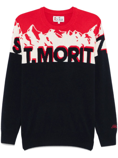  Mc2 Saint Barth Pull Heron - Bleu 