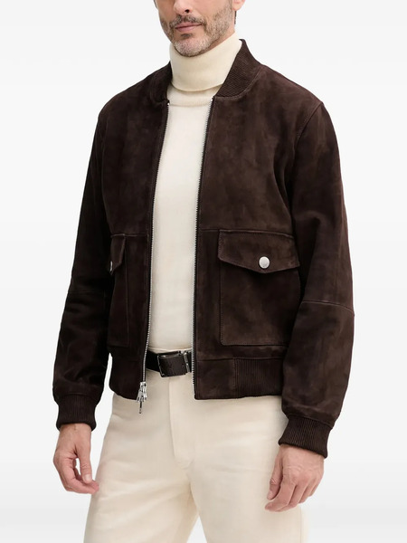  Michael Kors Veste De Moto à Fermeture Zippée Latérale - Marron 