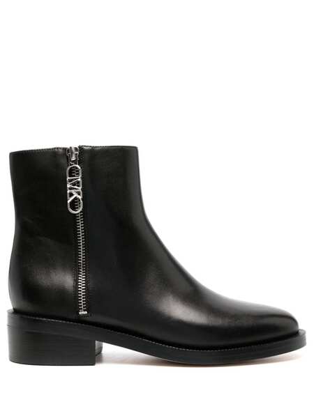  Michael Michael Kors Bottines Regan En Cuir - Noir 