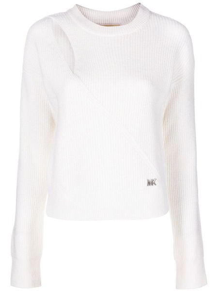  Michael Michael Kors Pull à Découpe - Blanc 
