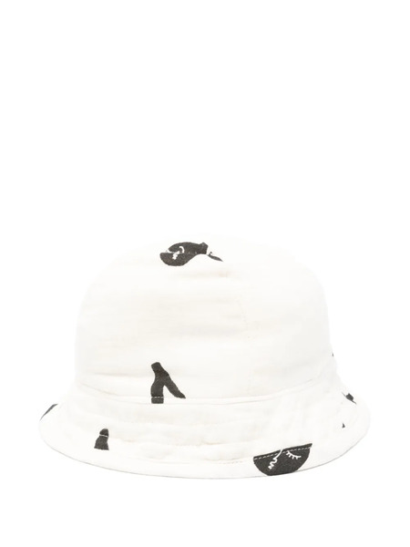  Mini Rodini Chapeau Note - Blanc 