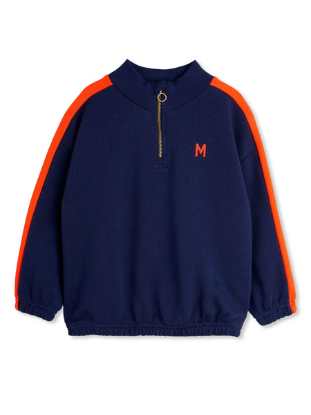  Mini Rodini Pull à Col Montant - Bleu 