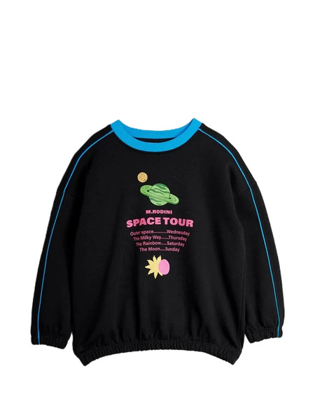  Mini Rodini Sweat Space Tour - Noir 