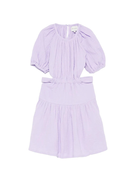  Mipounet Robe Marine à Fronces - Violet 