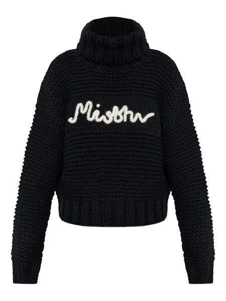  Misbhv Pull à Col Roulé - Noir 