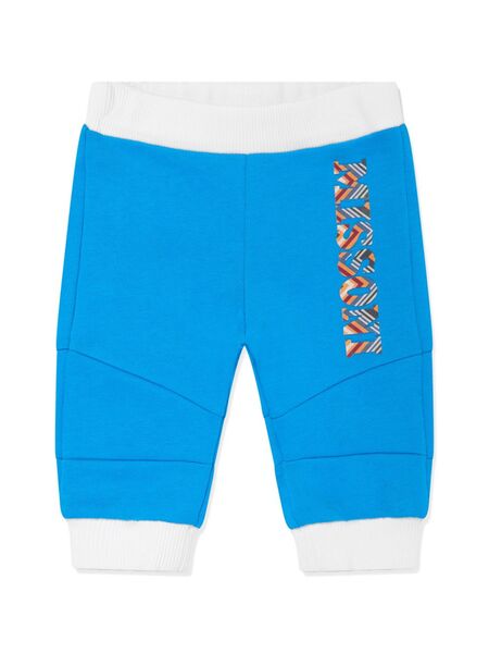  Missoni Kids Pantalon De Jogging à Logo Imprimé - Bleu 
