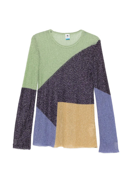  Missoni Pull à Design Colour Block - Violet 
